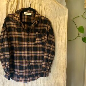 Real Takai dark plaid flannel mustard/blue limited edition made in Japan
